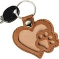 thumbnail image 6 of Pet Hair Keepsake Keychain, Cute Leather Paw Print Memorial Keyring with Secure Storage for Beloved Dog Cat Fur, Unique Collection Gift U, 6 of 9