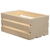 Wooden Crate - Wood Slat Crates, 2.3x5.1x3.25 in. - 3 Pack