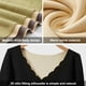 thumbnail image 3 of Camiseta de manga larga para mujer, camisa elástica de capa básica con cuello en V, ropa interior térmica para mujer, 3 of 7