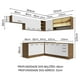 thumbnail image 3 of Cocina Integral Completa Modular Madesa Agata 486cm MB 01, 3 of 5
