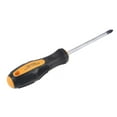 thumbnail image 4 of Uxcell #2 Phillips / 7mm Slotted 4" S2 Steel Round Shaft Magnetic Screwdriver Set Non-Slip Black+Yellow Handle, 4 of 5