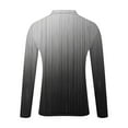thumbnail image 5 of LEBONYARD Long Sleeve Shirts for Men Button,Men's Printed Long Sleeved Turndown Collar Blouse Top Long Sleeve Turndown Collar Blouse Blouses Shirts Black L, 5 of 5