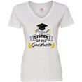 thumbnail image 3 of Inktastic Proud Sister Of The Graduate-Family Graduation Women's V-Neck T-Shirt, 3 of 5