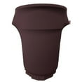 thumbnail image 6 of LA Linen Spandex Cover fitted for 55 Gallon Trash can on wheels, Black, 6 of 7