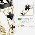 thumbnail image 2 of MYKOMI Bling Band for Samsung Galaxy Watch 7 6 5 4 FE Band 40mm 44mm Women Watch 5 Pro 45mm, Four Leaf Clover 20mm Bands for Active 2/ Watch 6/4 Classic 47mm 43mm 46mm 42mm/Watch 3 41mm, 2 of 9