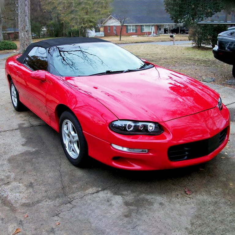 1998 1999 2000 2001 2002 Chevy Camaro Black LED Dual Halo Projector 1998 1999 2000 2001 2002 Chevy Camaro Black LED Dual Halo Projector