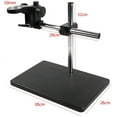 thumbnail image 2 of Heavy Duty Boom Large Stereo Table Stand 50mm Ring For Microscope Holder Microscope Camera Adjustable Boom Large Stereo Arm Table Stand Holder 10-265mm, 2 of 7