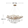 thumbnail image 3 of Hinkley Lighting - Six Light Chandelier - Chandelier - Laguna - Six Light Large, 3 of 6