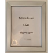 Business License Certificate Frame NV 8.5x11 ( Heavy Duty ) - Walmart.com