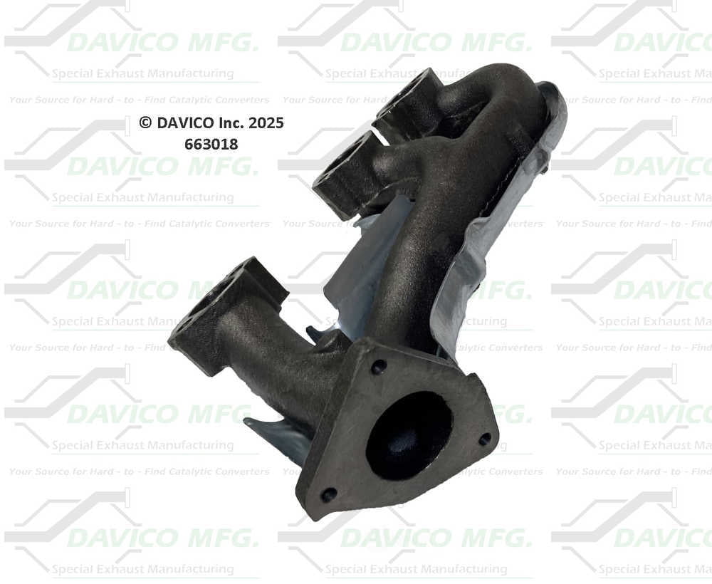Davico Mfg 663018 Stand alone Exact-Fit exhaust manifold