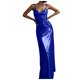 thumbnail image 1 of Vestido metálico con tirantes finos para mujer: vestido sexy ajustado con escote en V, vestido de fiesta para salir por la noche, 1 of 4