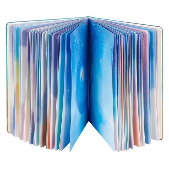 Siixu Starry Sky Creative Colorful Journal Box Set with 2 Bookmarks, Starry Sky, 10.2" x 7.5", 160 Pages