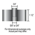 thumbnail image 2 of Derale 31515 1 1/2" Fan Spacer, 2 of 3