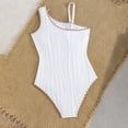 thumbnail image 4 of Girls Swimsuit 1 Piece Colorful Trim Bathing Suit Quick Dry Swimwear with Solid Color Bathing Suits for Tween 11-12 Years, 4 of 6