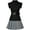Black, variant on Clock Tower Xion Shion Outfit KH III Xion Costume Dress for Women