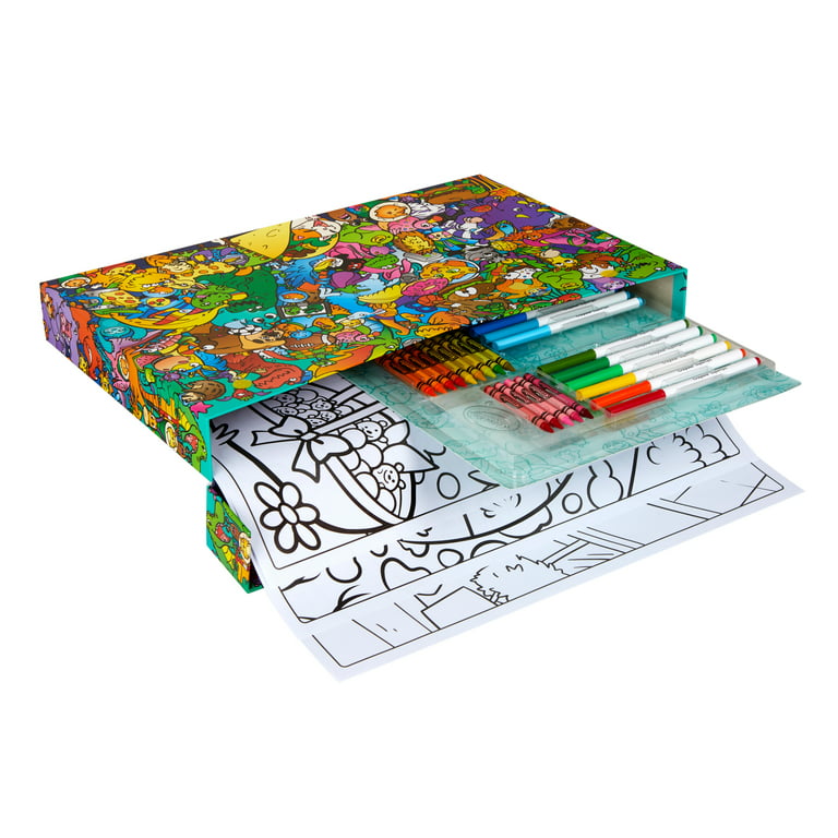  Crayola Sketch & Color (70pcs), Art Kit for Kids