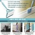 thumbnail image 3 of ACDANC Extendable Microfiber Cleaning Brushes Baseboard Simply Glide Dust Handle Cleaning Tools, 3 of 5