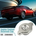 thumbnail image 2 of Vehicle Radiator Coolant Recovery Cap Radiator Cap Silver Tone 24864003 for Ford, 2 of 6