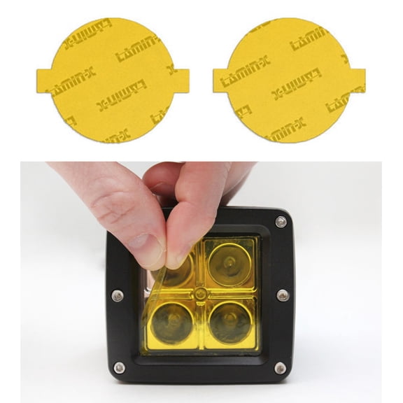 Jeep Liberty 5 1/2" Round (02-07) Yellow Fog Light Covers