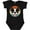 AB-Black, variant on Boston Terrier Dog Retro Sunset Boys or Girls Baby Bodysuit