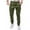 Army Green, variant on Baqcunre Men's Solid Color Side Pockets Lace-up Waistband Casual Drawstring Pants,Size L,Mens Sweatpants,Men's Pants,Joggers for Men,Mens Clothes,Pants for Men,Army Green