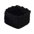thumbnail image 3 of Macrame Rope Organizer Decorative Storage Basket Medium Sized Woven Material for Shelf and Desk Essentials, 3 of 5