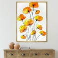 thumbnail image 2 of Designart 'Country Yellow Flowers On White' Traditional Framed Canvas Wall Art Print, 2 of 5