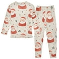 thumbnail image 3 of Boys Pajamas Girls Pajama Cute Santa Claus Cute Comfortable Cotton Two-piece Pajama Set, 3 of 7