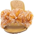 thumbnail image 2 of Sam Edelman Olia Desert Sun Pom-Poms Embellished Strap Block Mule Heeled Sandals (Desert Sun, 10.5), 2 of 6
