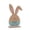 Blue, variant on Luoshdecor Wooden Easter Desk Sign, Wooden Bunny Table Centerpiece Ornament - Happy Easter Table Decor for Home Party Decor