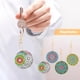 thumbnail image 2 of Cuadros Decorativos Likrtyny diamantes completos en forma especial pintura Mandala Llaveros Colgante Brillante, 2 of 9