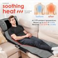 thumbnail image 6 of Full Body Massage Mat with Heat, Back Massager with Detachable Massage Pillow, 9 Vibration Motors & 3 Heating Pads, Massage Chair Pad for Neck, Back, Llumbar, Stress Relief, 6 of 12