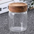 thumbnail image 3 of GOOHOCHY  Storage Container Glass Bottle Wooden Cover Sealed Jar, 3 of 8
