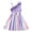 r-191Purple113, variant on NAFUU Casual Girls Dresses Kids One Shoulder Sleeveless Spaghetti Strap Floral Lace Waistband Colorful Striped Holiday Party Dresses For Girls Sizes 9-10 Years