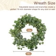 thumbnail image 6 of Artificial Eucalyptus Wreath - Handmade Green Floral Wreath for Front Door,Wall,and Seasonal Home Decor,18 inch, 6 of 6