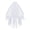 White, variant on Bridal Headpieces, Short Wedding Veil with Comb for Party & Costume