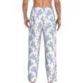 thumbnail image 3 of Xecao Cute Poodle Dog Men's Straight Lounge Pajama Pants: The Ultimate in Comfortable Sleepwear, 3 of 9