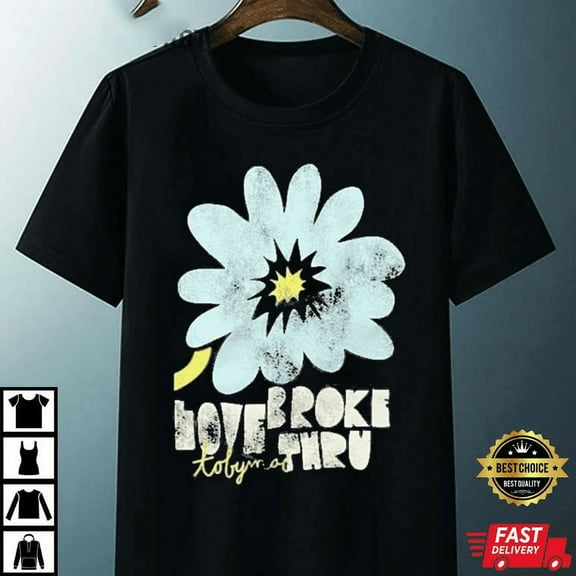 TobyMac Love Broke Thru T-Shirt Short Sleeve Size S to 5XL EA0128