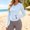 #0477-Light Blue, variant on Women's UPF50+ Hooded Sunscreen Jacket Long Sleeve Zip Up Slim Fit with Thumb Holes for Yoga Running Gym