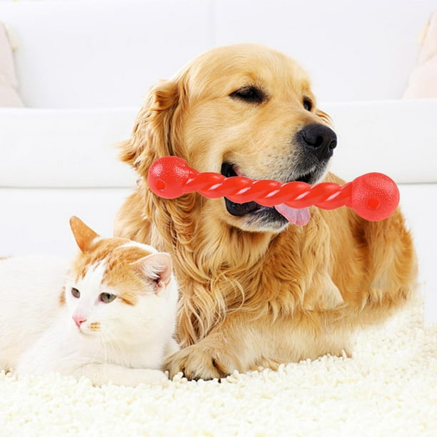 Juguete masticable para perros, masticadores agresivos, juguetes para masticar , juguetes de dentición para cachorros de goma suave portátiles L