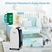 Gymax Portable Air Evaporative Cooler Fan w/ Remote Control Casters Home Office