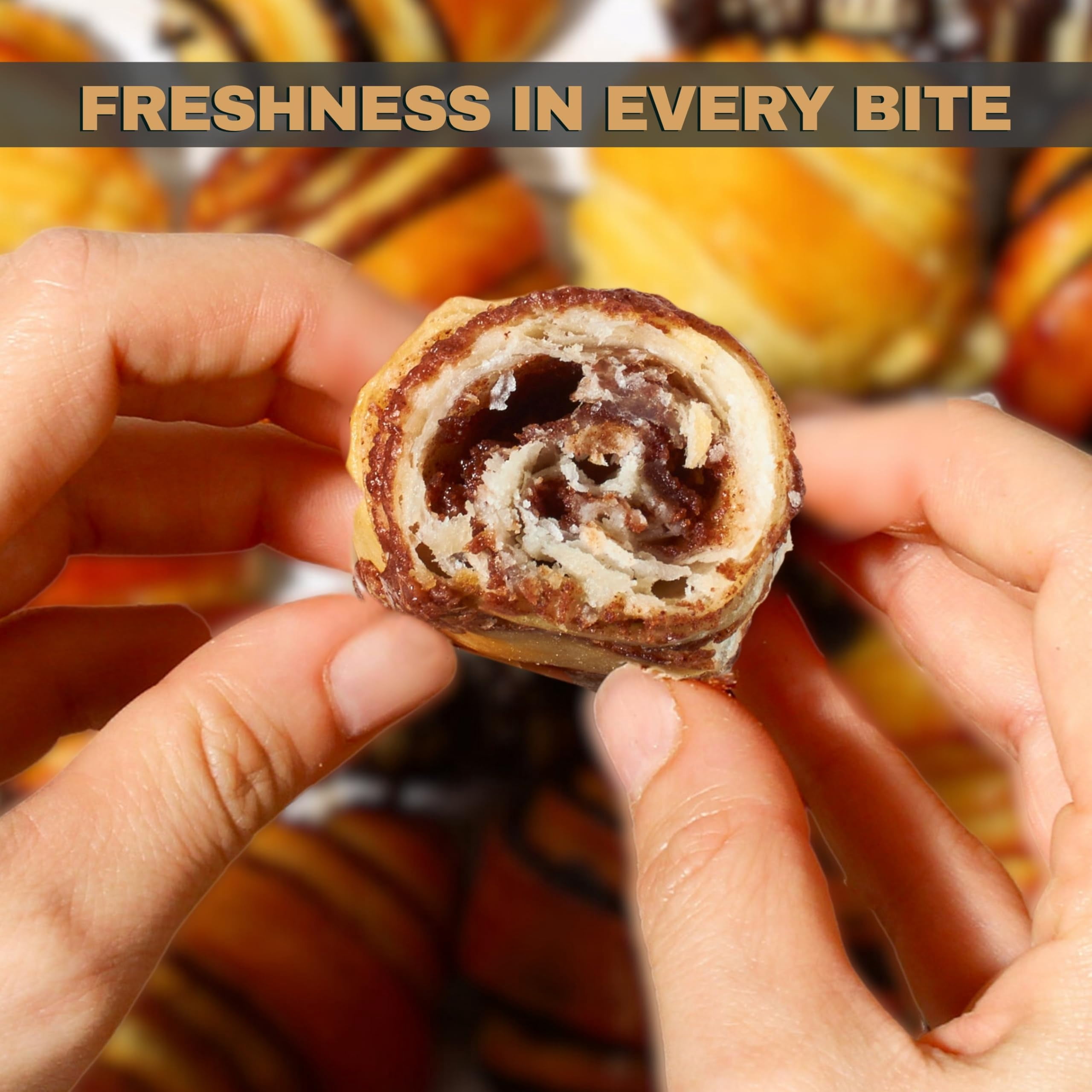 Sugar Free Pastries | Cinnamon Breakfast Pastries | Mini Croissants, Diabetic Friendly Snacks | Kosher, Dairy Free & Nut Free | 10 oz – Stern’s Bakery