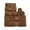 Chocolate, variant on Premium Egyptian Cotton Highly Absorbent Assorted 8-Piece Plush Towel Set - 30" x 55", 20" x 30", 13" x 13"
