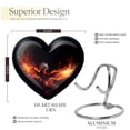thumbnail image 2 of Red And Blue Phoenix In Fire Large Urns For Human Ashes Adult Male - Urns For Human Ashes Adult Female - Adult Urns For Human Ashes Men - Funeral Urns For Adult Ashes Women (Size -8inch), 2 of 5