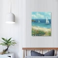 thumbnail image 4 of PIKWEEK Vintage Sailing off Gloucester Painting Poster - Retro Sailboat Print - Fine Art - Ocean Art - Gift for Men &amp; Women - Nautical Decor for Ocean or Beach House 12*16in/16*20in 16x20 in, 4 of 5