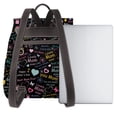 thumbnail image 3 of Easygdp I love you Mom Mochila de Cuero para Mujeres, Bolso de Hombro, Bolsos de Mano de Moda para Trabajo y Viajes, 3 of 4