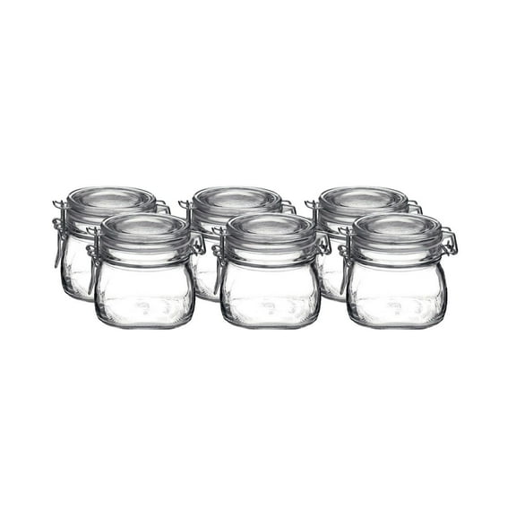 Bormioli Rocco 0.5L Swing Top Fido Canning Jars | 6-pack