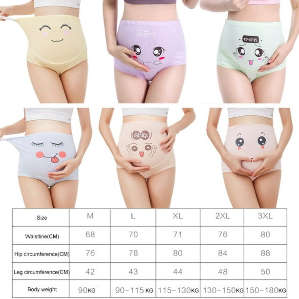 Cotton Panty,Adjustable Cotton Maternity High Adjustable Maternity Panty  Pregnant Women Underwear Remarkable Clarity 