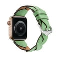 thumbnail image 5 of Allytechgroup Watch Band Compatible with Apple Watch Band 41mm 40mm 38mm iWatch Series 9/8/SE/7/6/5/4/3/2/1, Braid Stylish Design Wrist Band for Women, Green, 5 of 7