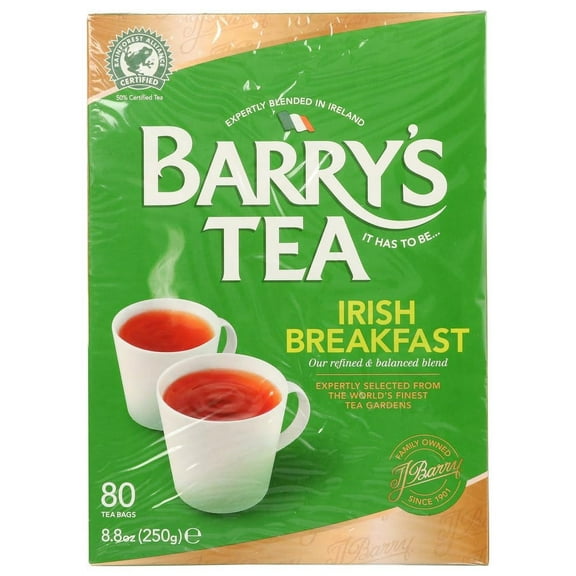Barry's Tea Irish Breakfast STF9 Teabags (80) - Pack of 2